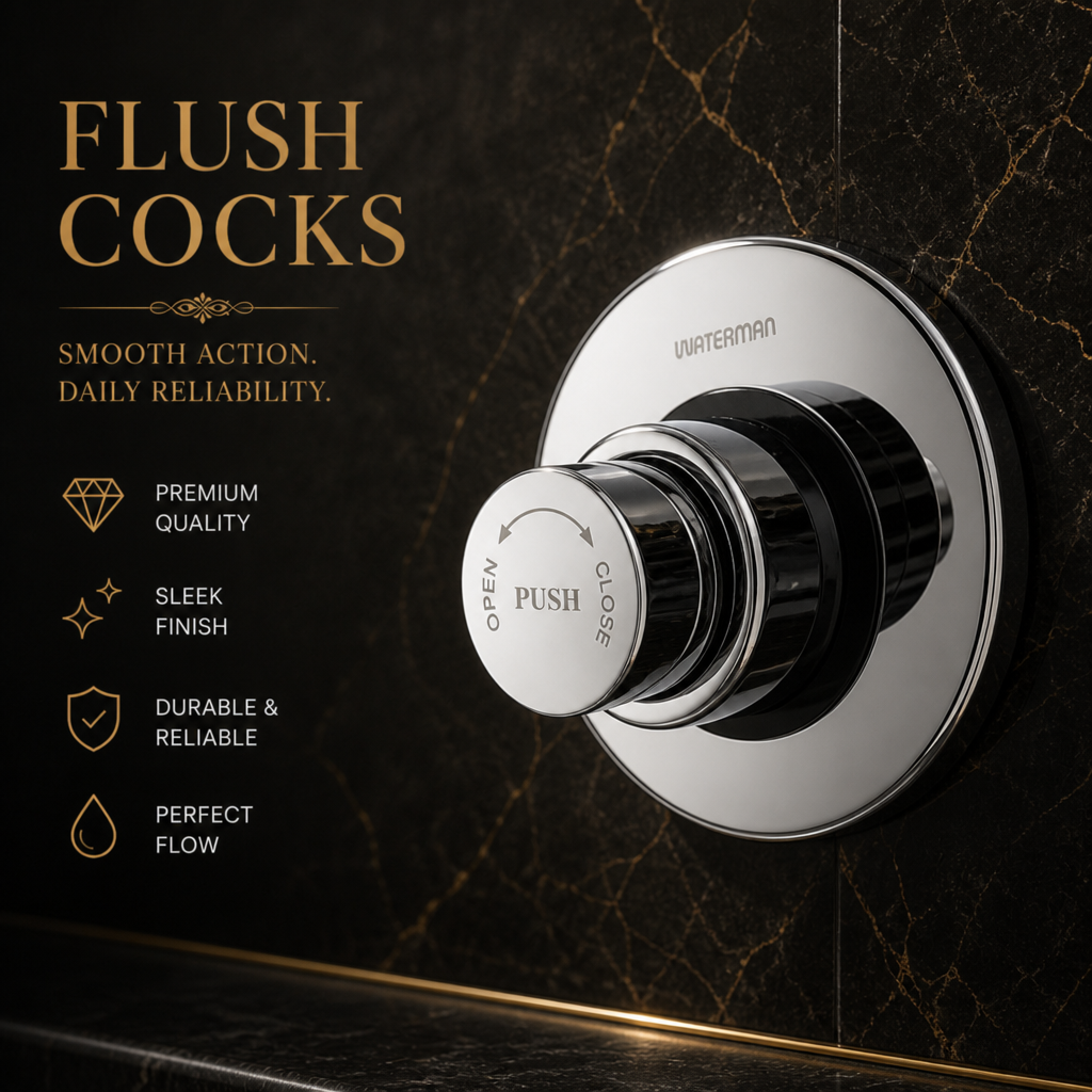 Flush Cocks — Waterman Bathware
