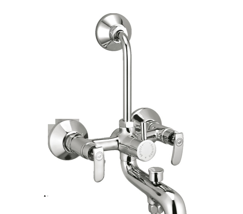 Wall Mixer 3 in 1 with L Bend — Waterman Aura Collection