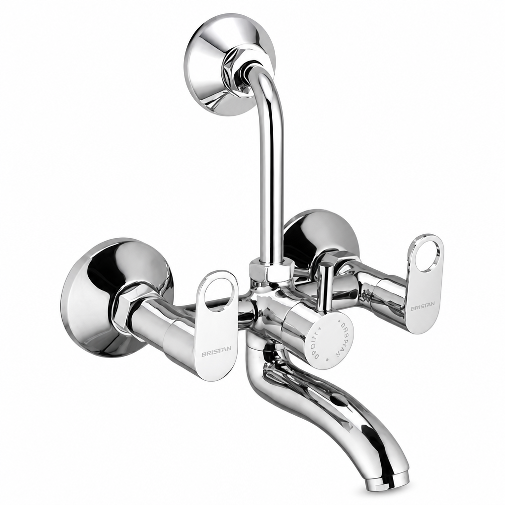 Wall Mixer 2 in 1 with L Bend — Waterman Roman Collection